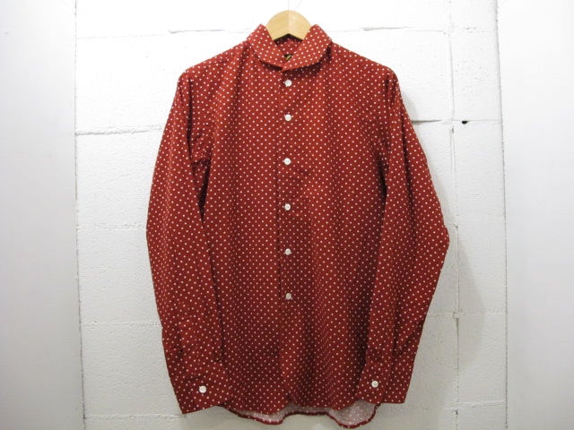 NEEDLES［ニードルズ］-ITALIAN COLLAR SHIRT - POLKA DOT