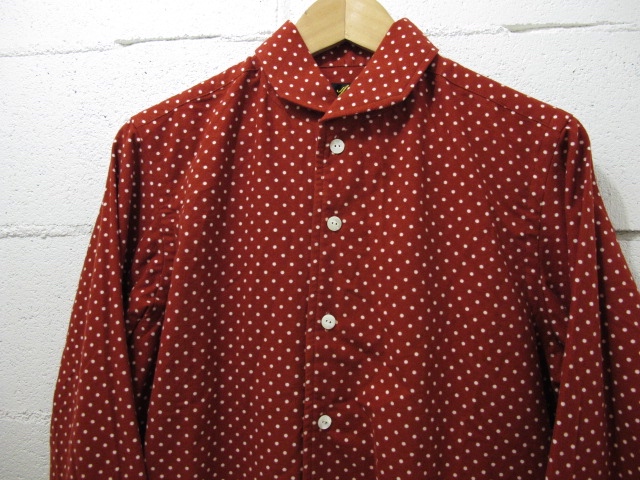 NEEDLES［ニードルズ］-ITALIAN COLLAR SHIRT - POLKA DOT