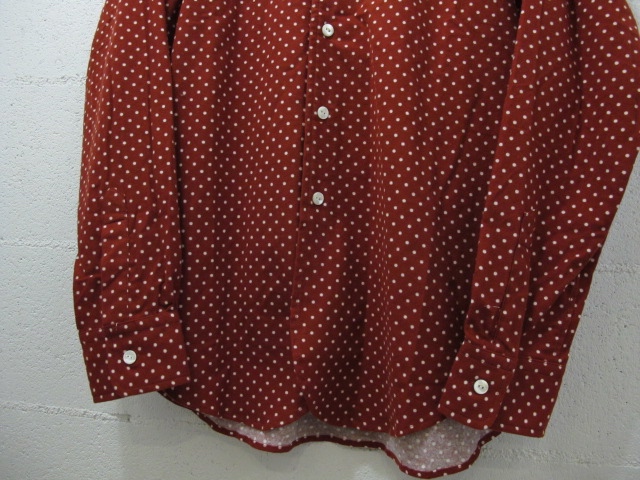 NEEDLES［ニードルズ］-ITALIAN COLLAR SHIRT - POLKA DOT