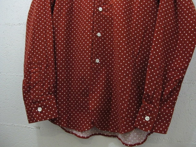 NEEDLES［ニードルズ］-ITALIAN COLLAR SHIRT - POLKA DOT