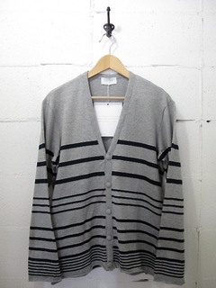 FLISTFIA-BUTTON BORDER  CARDIGAN