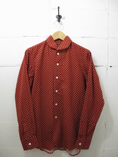 NEEDLES-ITALIAN COLLAR SHIRT - POLKA DOT