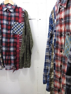 NEEDLES-7CUTS FLANNEL SHIRT