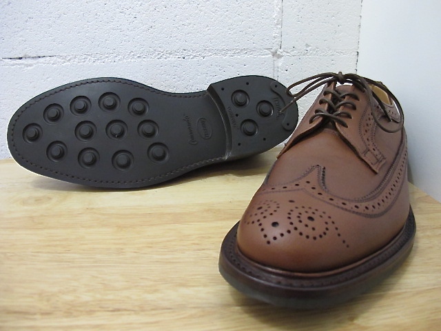 SANDERS［サンダース］-LONG WING BROGUE 9749