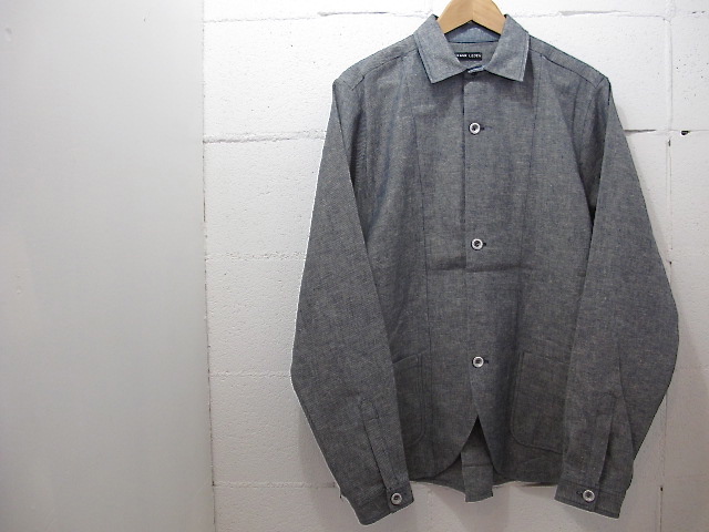 FRANK LEDER［フランクリーダー］-BLUE DRILL LINEN / COTTON