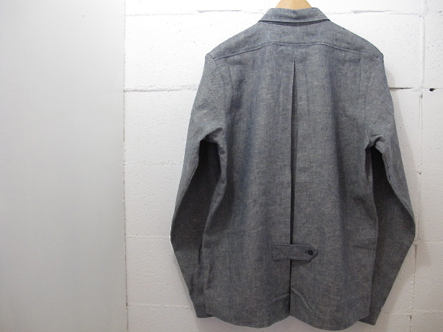 FRANK LEDER［フランクリーダー］-BLUE DRILL LINEN / COTTON